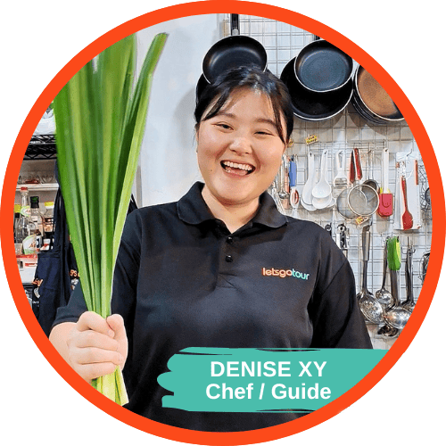 Denise XY, resident pastry chef and tour guide